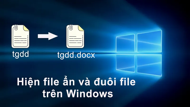 Hướng dẫn cách mở file ẩn trên máy tính Windows