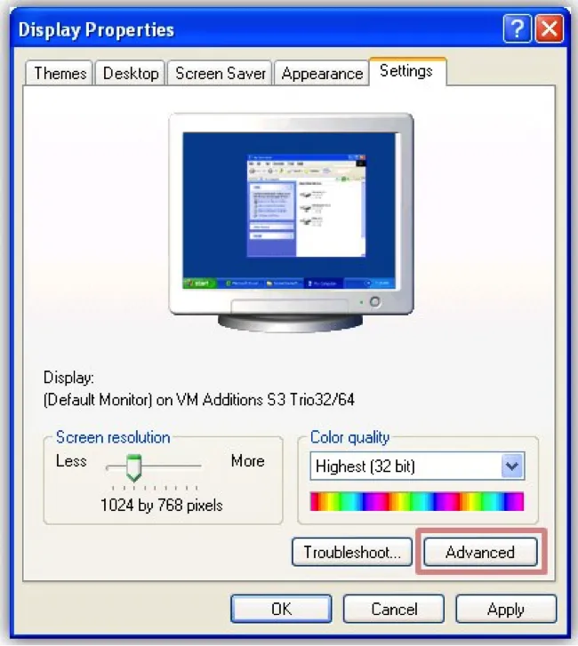 Kiểm tra tần số quét trên Windows