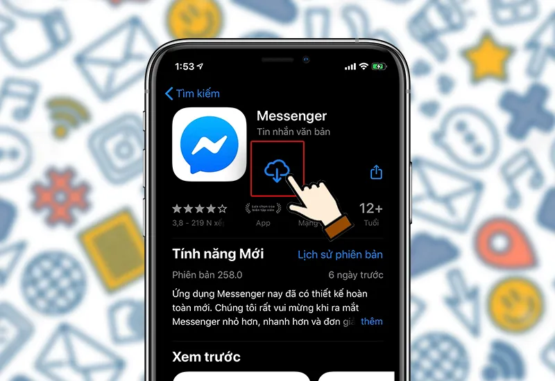 Màn hình cài đặt ứng dụng Messenger, chuẩn bị cho trải nghiệm nhắn tin, dù bạn đang tìm hiểu cách mở tab Messenger ở giao diện Facebook máy tính hay điện thoại.