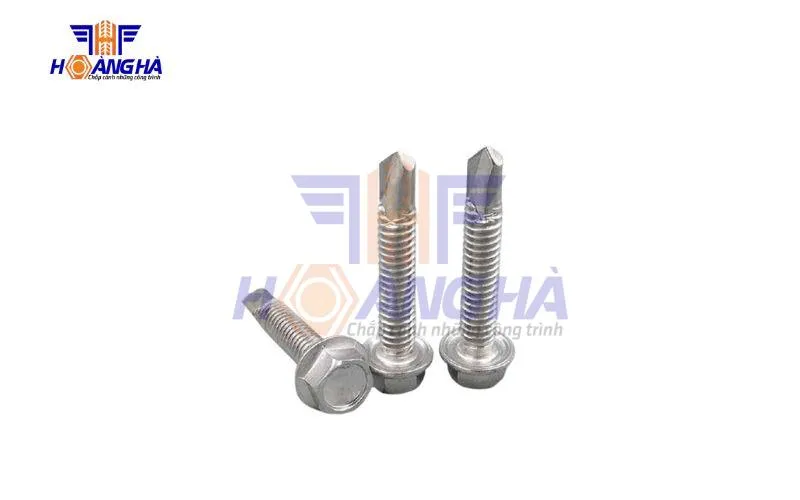 Hình ảnh mái tôn đã được bắn vít