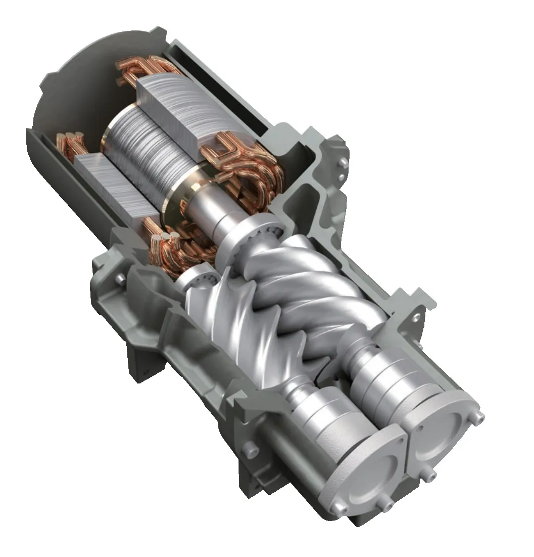 Đầu nén máy nén khí trục vít