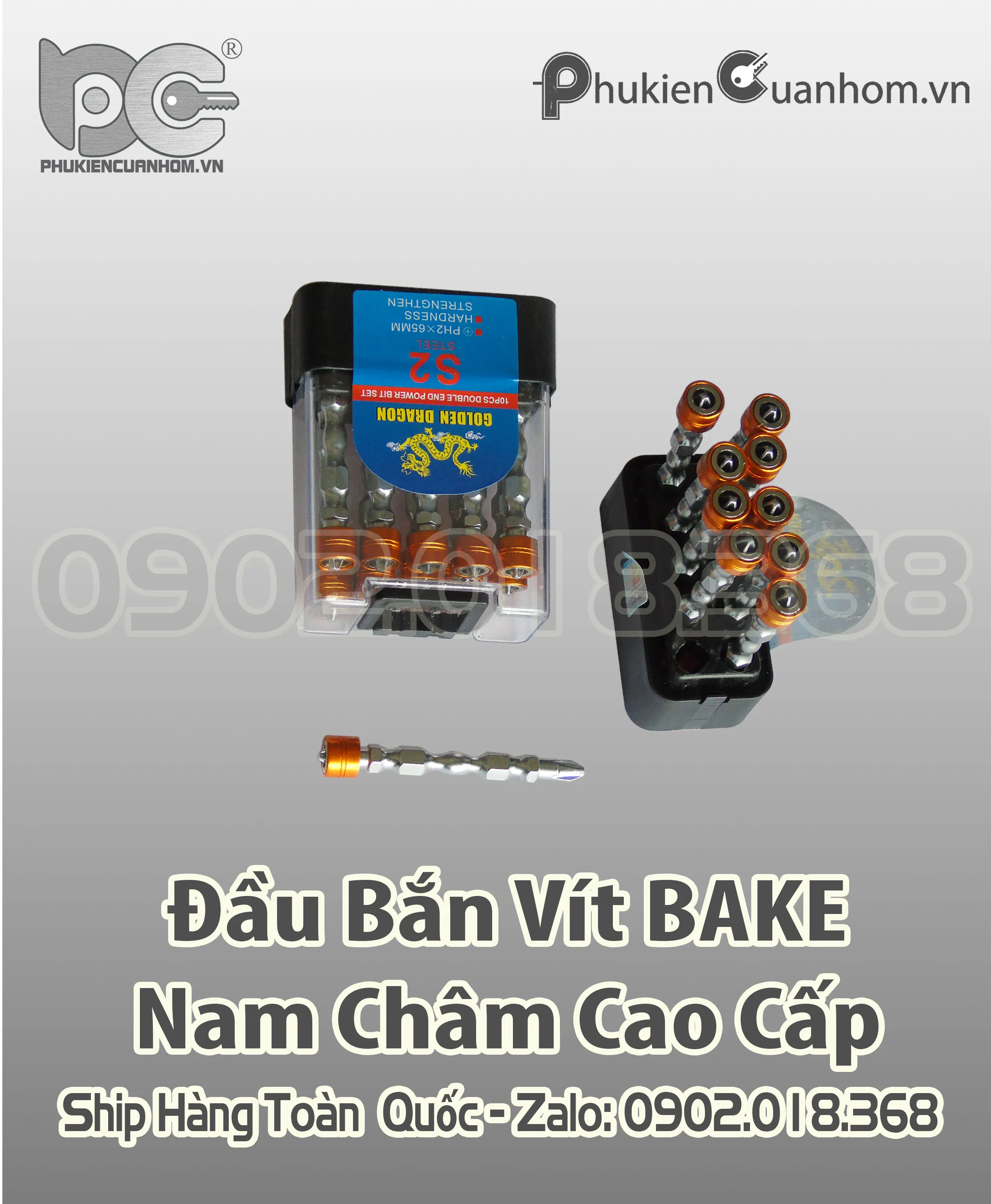 Đặc điểm thiết kế của đầu bắn vít nam châm giúp tăng hiệu quả