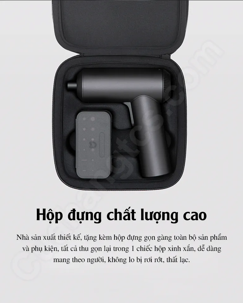 Máy bắn vít Xiaomi Mijia được đóng gói trong hộp