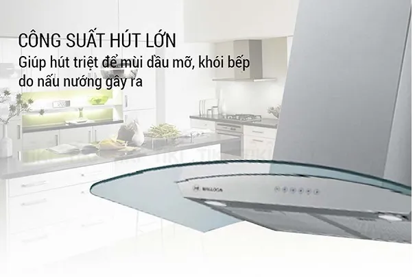 Nguyên lý hoạt động của máy hút mùi Malloca