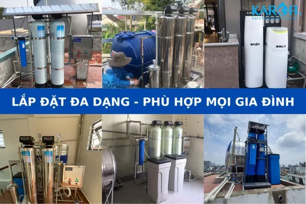 Hệ thống lọc nước tổng đầu nguồn hiện đại để xử lý triệt để nước giếng khoan bị đục
