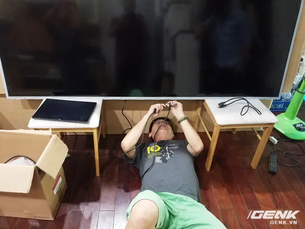 Sơ đồ kết nối linh kiện khi tự lắp TV 4K