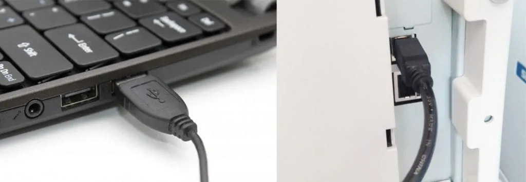 Kết nối dây mạng để cài chế độ chờ cho máy photocopy Toshiba 723