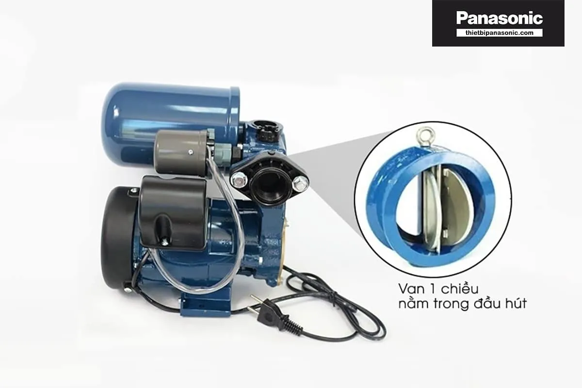 Van một chiều bị hỏng gây ra lỗi máy bơm nước không lên