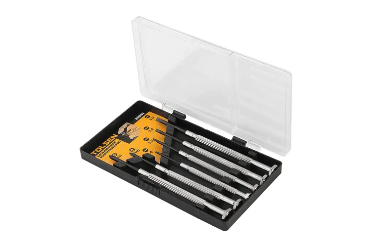 Bộ tuốc nơ vít sửa đồng hồ 6 cây Tolsen 20031 chuyên dụng trong hộp