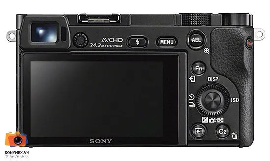 Tổng quan mặt sau Sony A6000