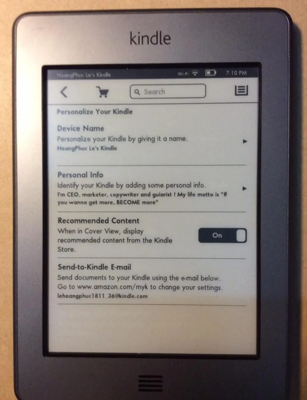 đặt tên cho thiết bị