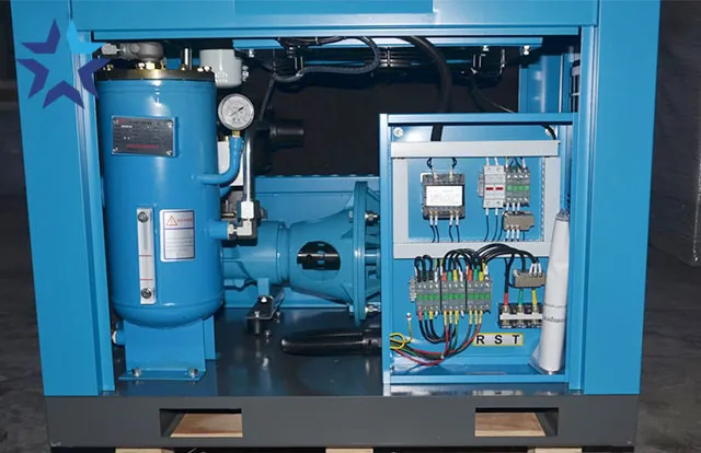 Máy bơm hơi trục vít bị ngược pha