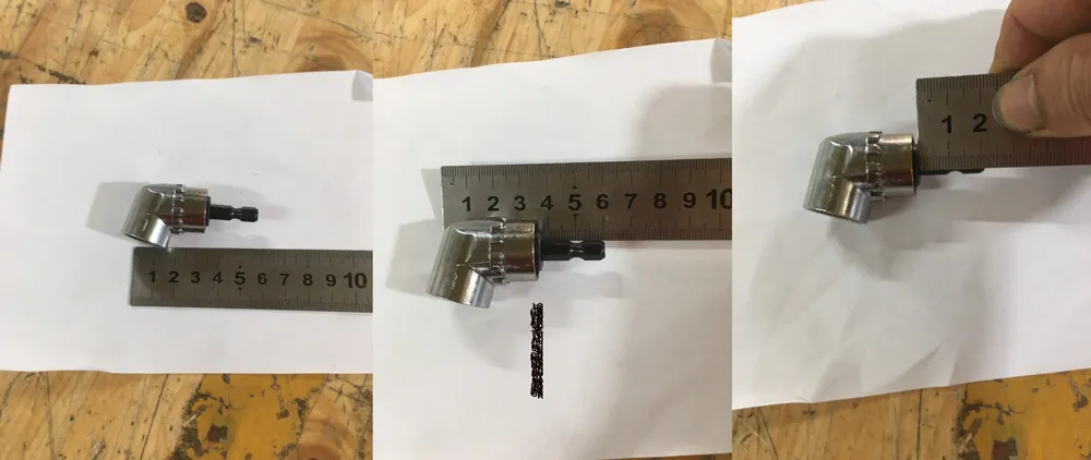 Đầu chuyển hướng mũi bắt vít 105 độ với chuôi lục giác 6.35mm