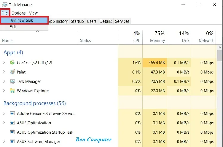 Lựa chọn &quot;Disable&quot; trong Startup type của Windows Update, giúp ngăn chặn lỗi do cập nhật trên màn hình đen.