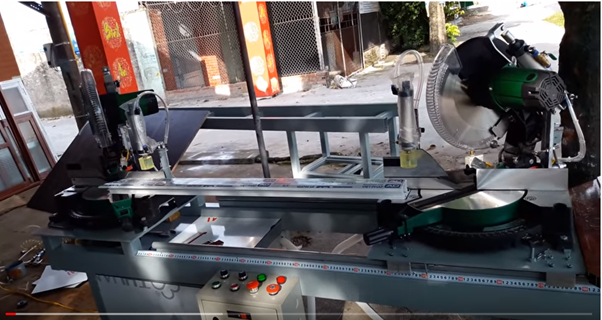 Quy trình chế tạo máy cắt nhôm 2 đầu tự chế cơ bản