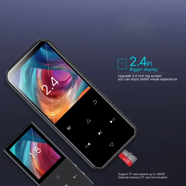 Cảm ứng điều hướng trên máy nghe nhạc MP4 Ruizu D19, thao tác mượt mà