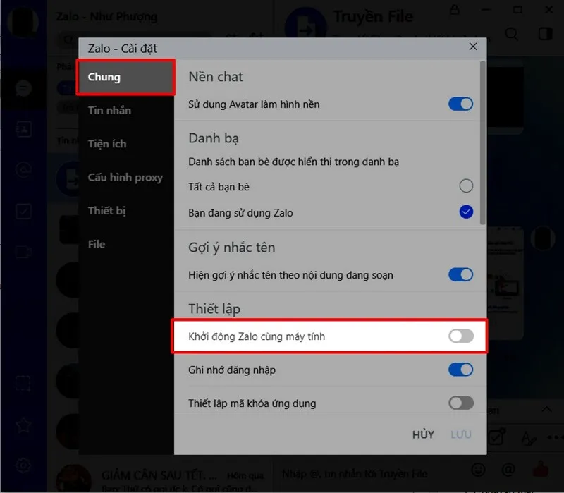 Hướng Dẫn Bật Tắt Zalo Khởi Động Cùng Máy Tính Tối Ưu Hiệu Suất