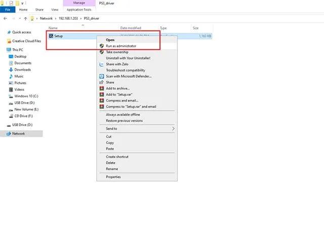 Chạy driver PS3 để máy photocopy Toshiba 723 nhận lệnh