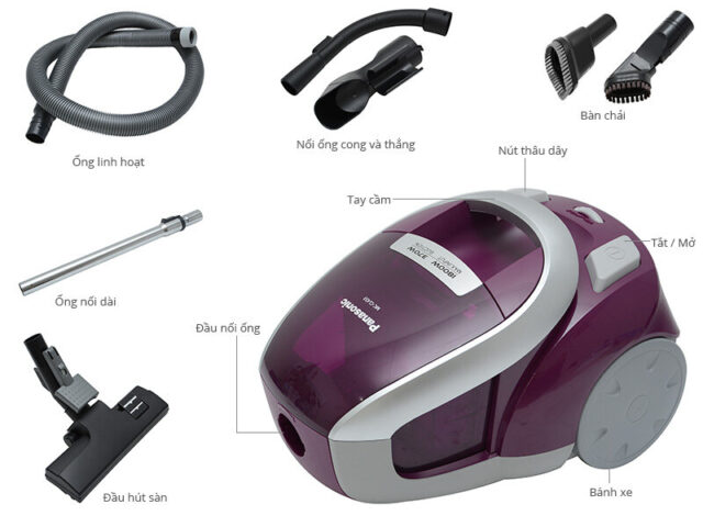 Cách Sử Dụng Máy Hút Bụi Panasonic Hiệu Quả Và Bền Lâu
