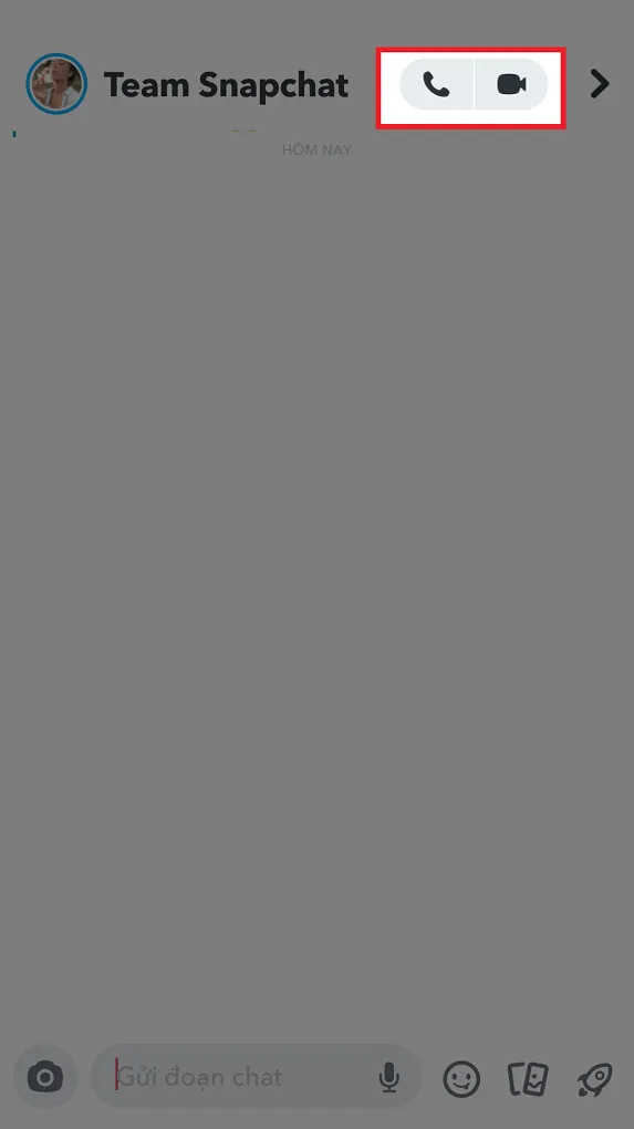 Thực hiện cuộc gọi âm thanh hoặc video trong Snapchat trên máy tính