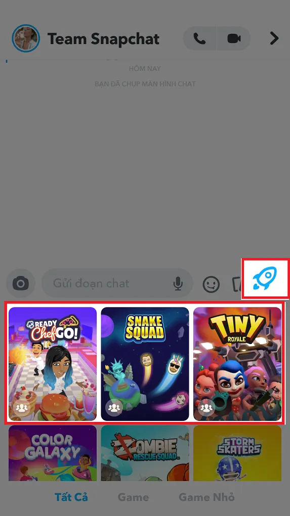 Chơi game cùng bạn bè trên Snapchat qua giả lập