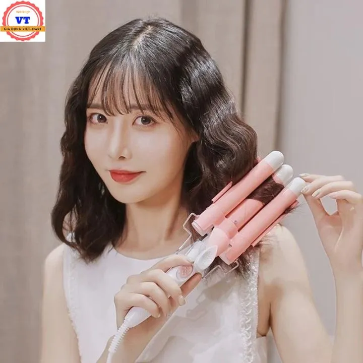 Máy bấm tóc loại xịn với công nghệ hiện đại giữ nếp xoắn gợn sóng