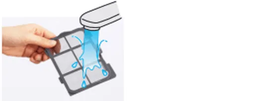 Kiểm tra và làm sạch sâu bộ lọc sấy máy giặt nội địa Nhật Panasonic