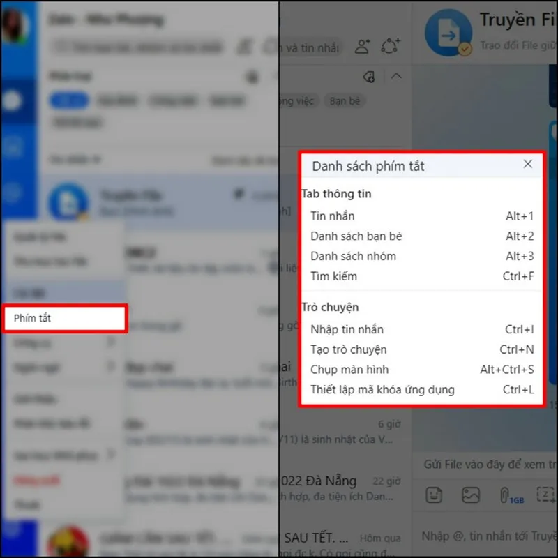 Danh Sách Phím Tắt Zalo Trên Máy Tính Giúp Thao Tác Nhanh Gọn
