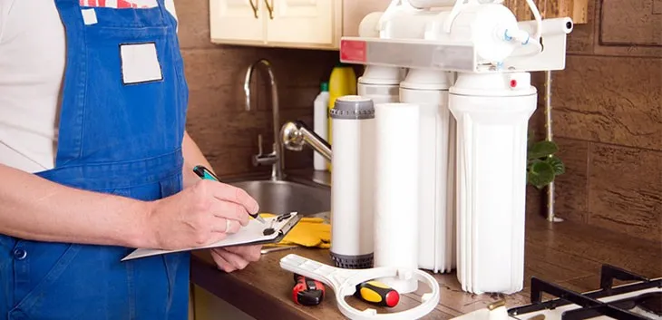 Kiểm tra và thay nước sau khi thay lõi lọc là một phần quan trọng của cách sử dụng máy lọc nước đúng đắn
