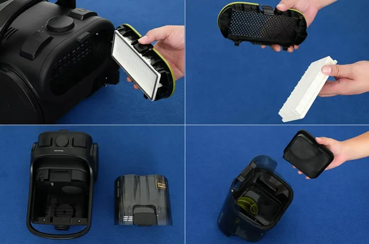 Máy hút bụi công nghiệp Hitachi CV-995HC 24CV CGB có công suất 2400W giúp hút sạch bụi bẩn hiệu quả