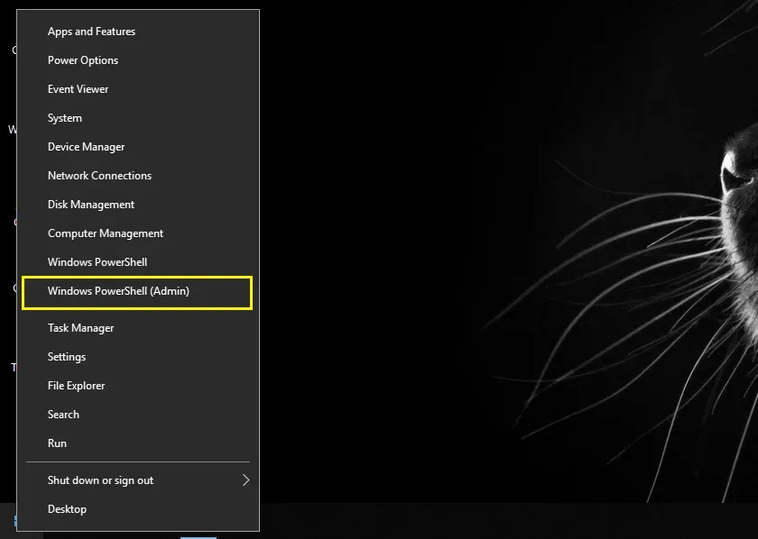 Mở Windows PowerShell (Admin) để cài chế độ tự tắt máy tính