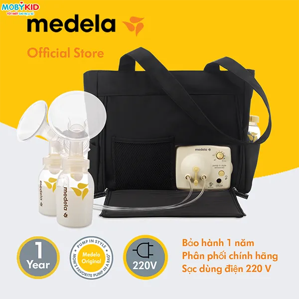 Cấu tạo thân máy hút sữa Medela Pump để hiểu cách sử dụng máy hút