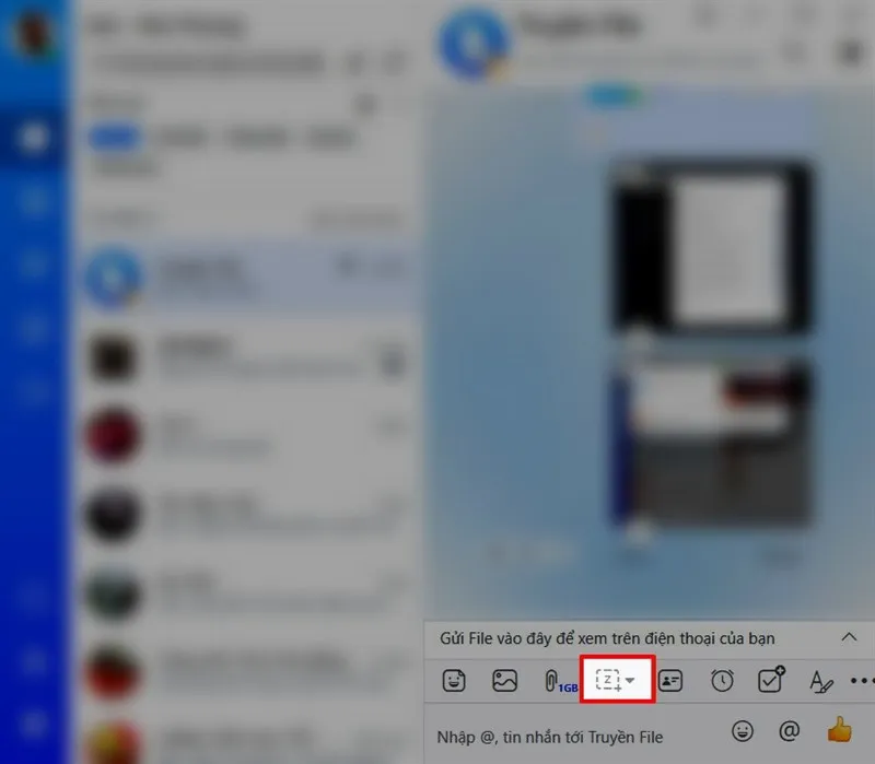 Tính Năng Chụp Màn Hình Zalo Tích Hợp Sẵn Trên Máy Tính