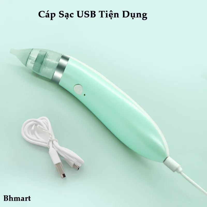 Thiết kế nhỏ gọn của máy hút mũi Little Bees, dễ dàng thao tác sau khi thực hiện cách lắp máy hút mũi little bees.