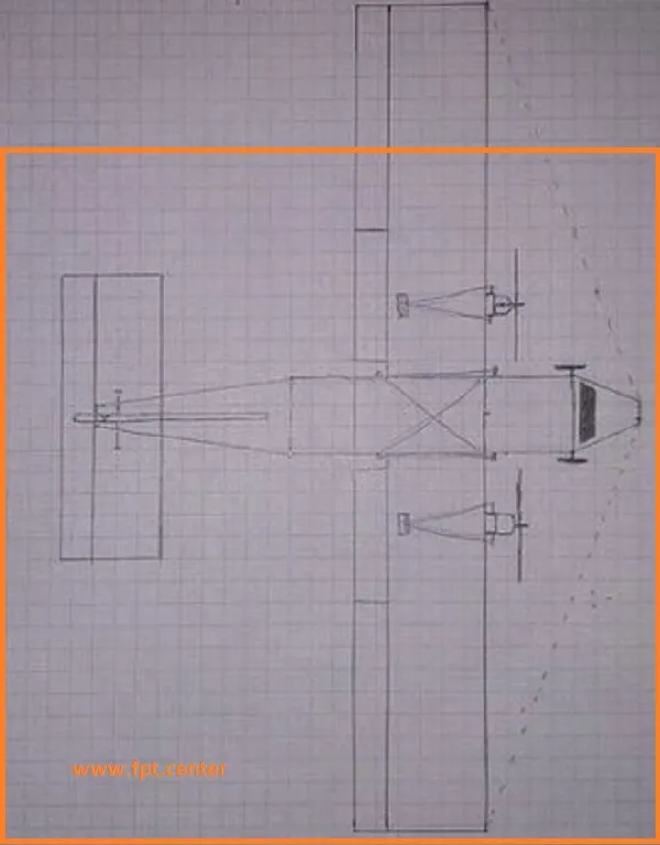 Thiết kế sải cánh và thân máy bay điều khiển từ xa với các tỷ lệ chuẩn