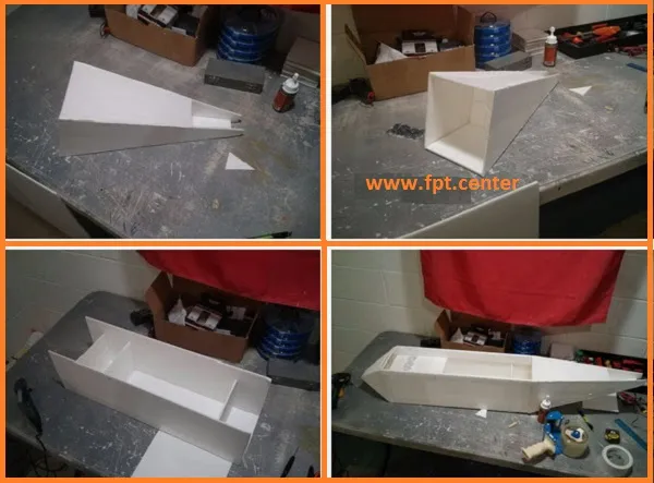 Chế tạo khung thân máy bay điều khiển từ xa bằng xốp