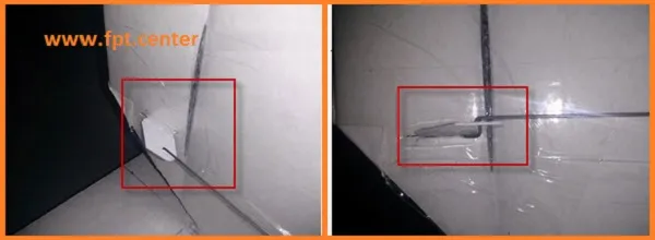 Cơ chế gắn thanh điều khiển rìa cánh máy bay với servo bằng dây đồng