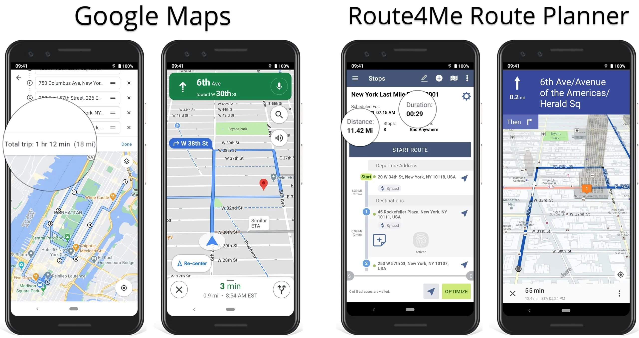 So sánh Google Maps và các công cụ lập kế hoạch chuyên nghiệp