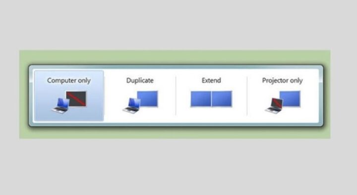 Tùy thuộc vào nhu cầu sử dụng, người dùng sẽ chọn chế độ hiển thị khi kết nối 2 màn hình