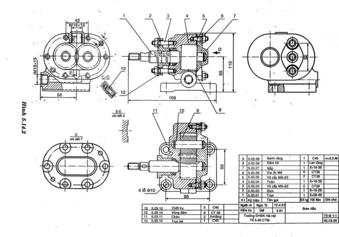 Nêu Trình Tự Đọc Bản Vẽ Lắp Chuẩn Xác Trong Cơ Khí