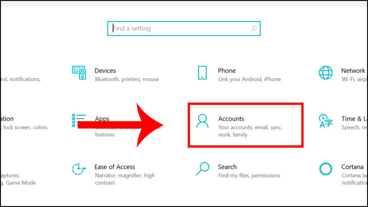 Cài đặt tài khoản để đặt lại mật khẩu Local Account khi quên