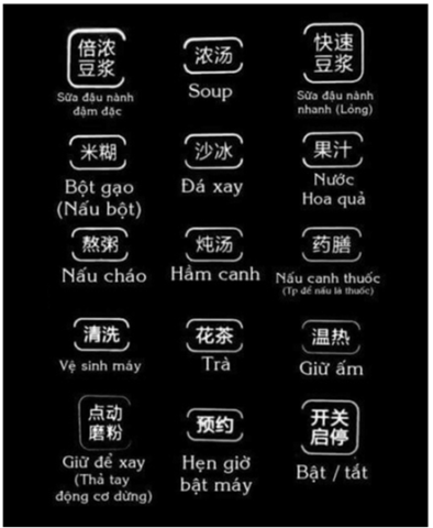 Các tính năng đa dạng của máy làm sữa hạt Ranbem 769S cho phép nấu nhiều món ăn