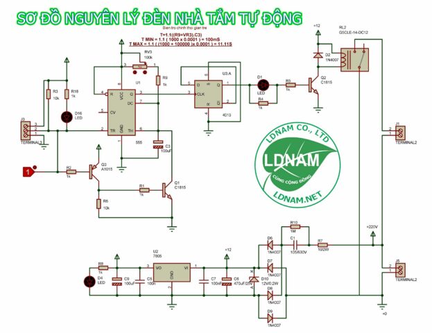 Vật Liệu Lắp Mạch Đèn Tự Động Tolet: Giải Pháp Chiếu Sáng Thông Minh