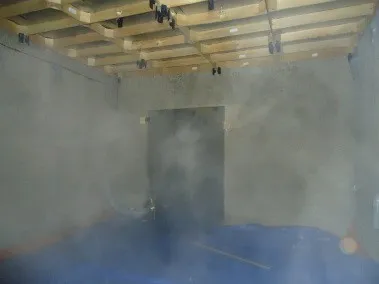 Hệ thống phun sương tạo ẩm sử dụng máy bơm tăng áp mini trong nhà yến, duy trì môi trường lý tưởng.