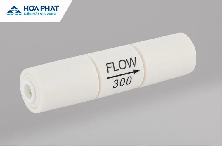 Van xả nước (flow restrictor) gặp sự cố gây ra hiện tượng nước thải máy lọc nước tăng