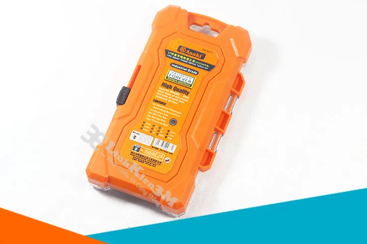 Mặt sau Bộ Tô Vít Sửa Điện Thoại IPhone Asaki AK-9077 17 Chi Tiết