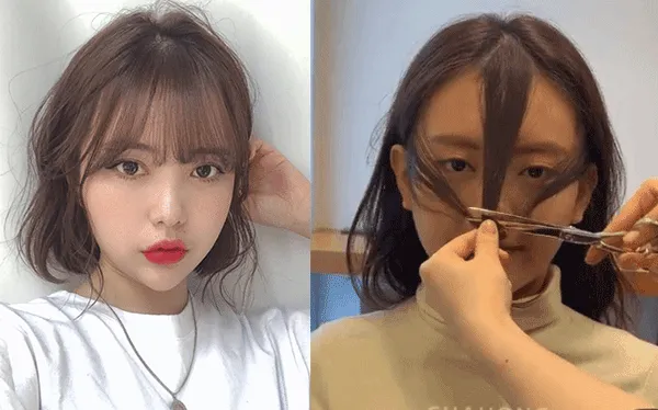 Kỹ năng cắt tóc mái đẹp tại nhà, giúp bạn có kiểu tóc mới theo allintitle:cách sửa mái dày thành mái thưa