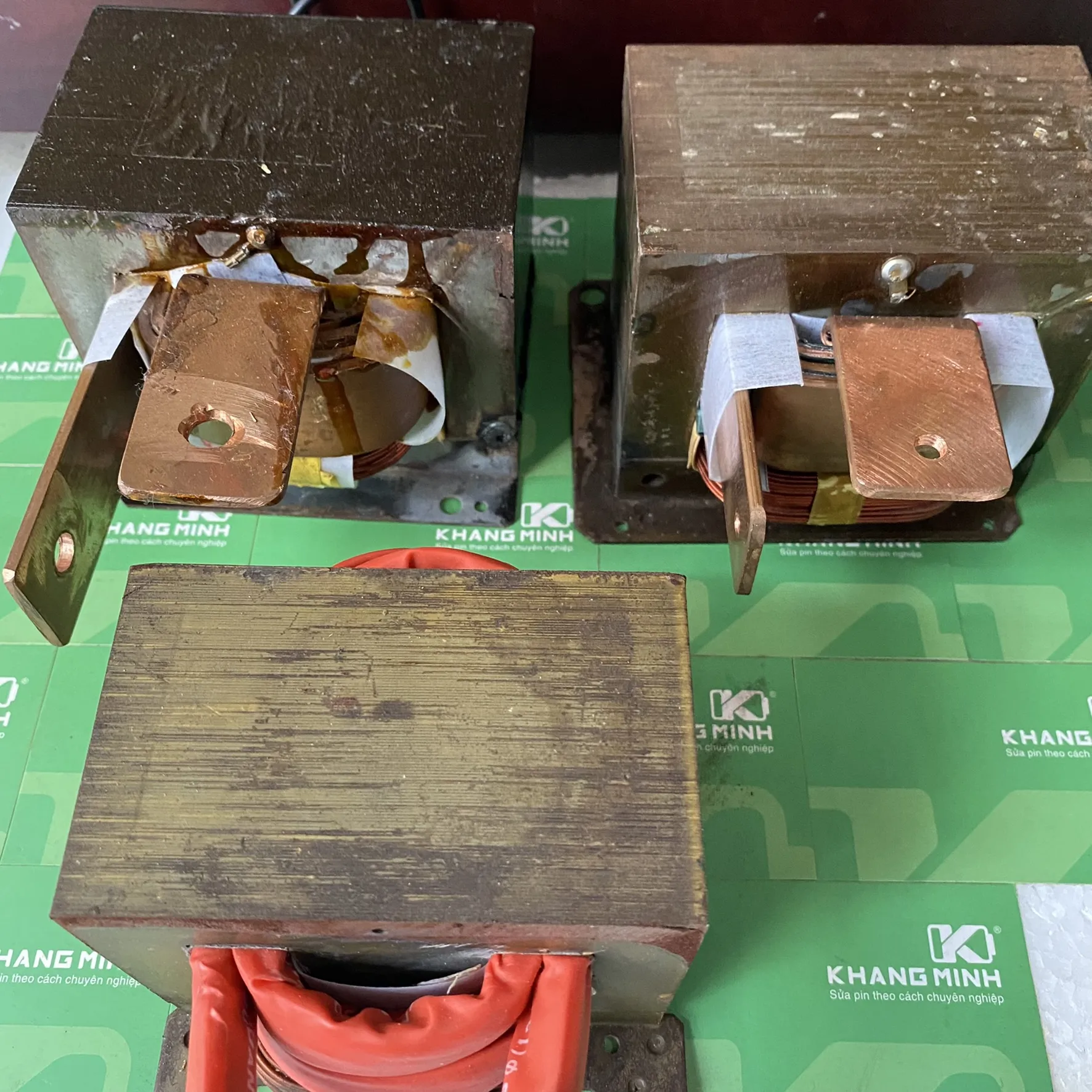 Biến Áp LVS Full Đồng để chế máy hàn điểm hàn cell pin