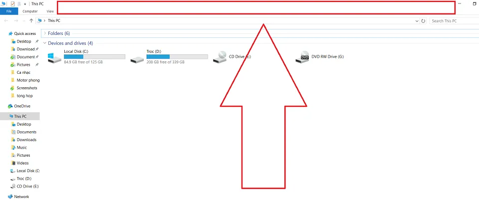 Sử dụng chuột để điều chỉnh kích thước cửa sổ trên máy tính Win 10, đây là một phương pháp trực quan để mở rộng hoặc thu nhỏ không gian làm việc.