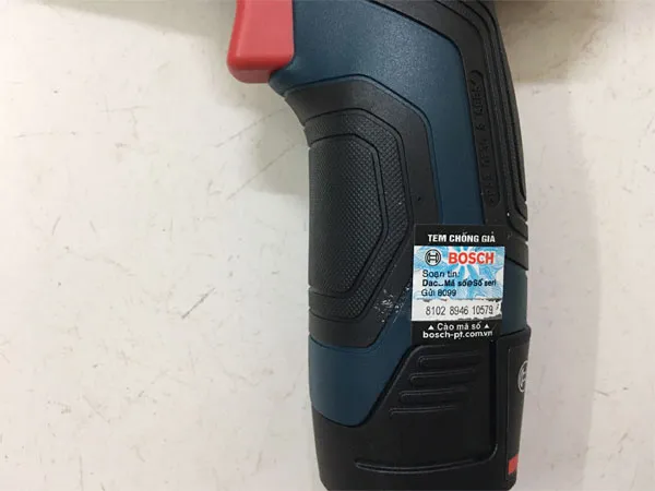 Tem chống giả chính hãng Bosch sẽ đi kèm với mã số an ninh